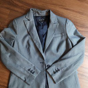 Thrifted navy blazer